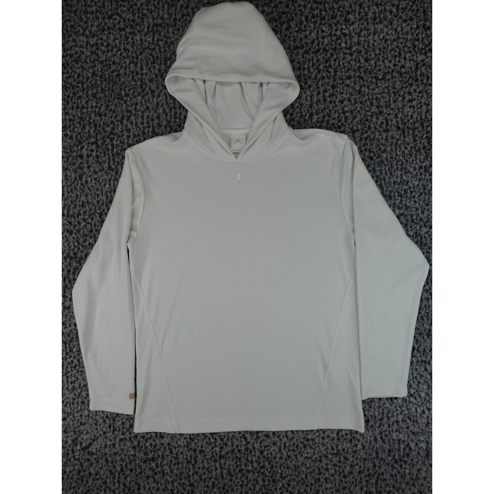 Jordan Hoodie Mens Small Sail White Jumpman Long Sleeve HQ8494-100
